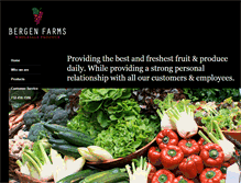 Tablet Screenshot of bergenfarmsproduce.com
